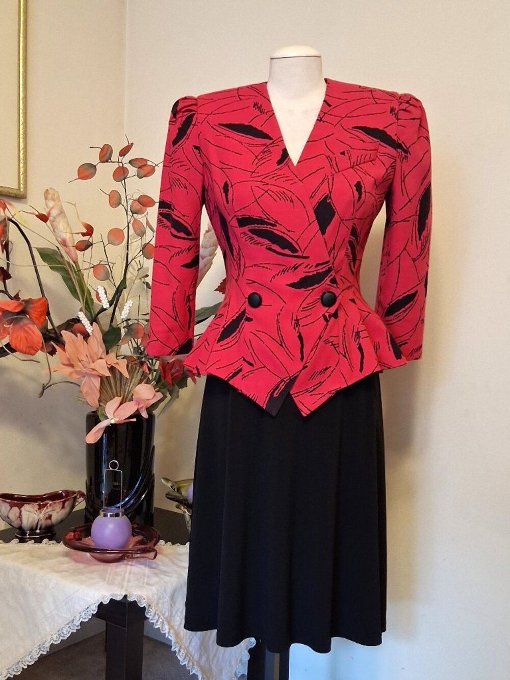 Vintage Nu-Mode Blazer Jacket Well Design Tailored Cotton Blazers ¾ Sleeves 8